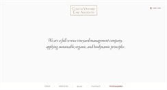 Desktop Screenshot of coastalvineyardcare.com